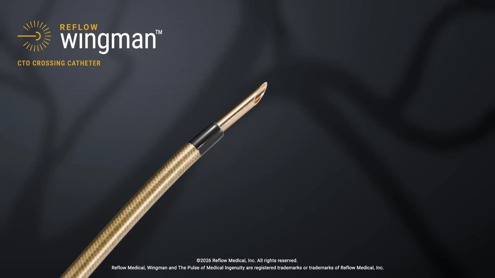 Wingman CTO Crossing Catheter product animation frame